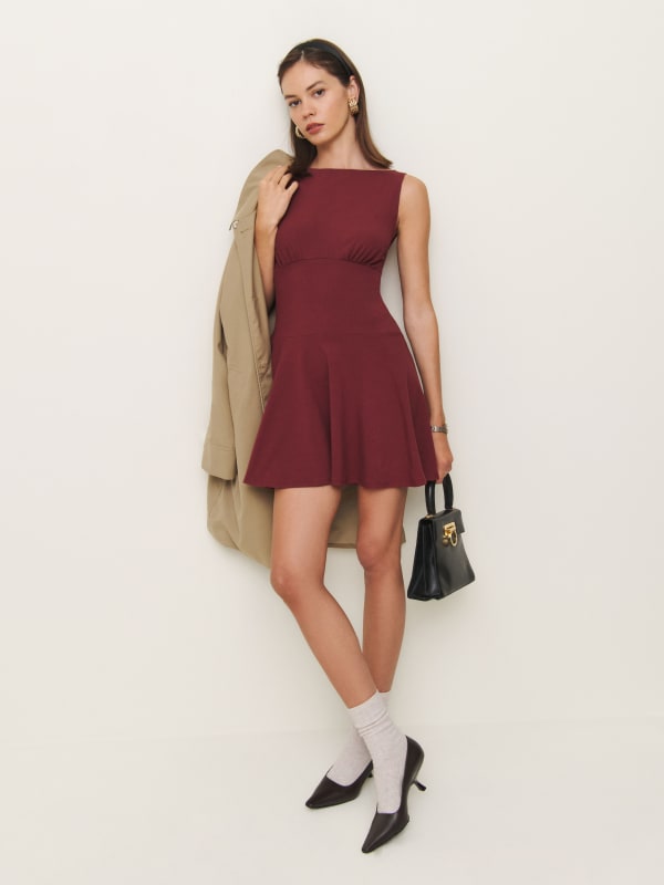 Mayve Knit Dress - Chianti